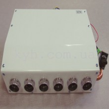 Пічка салону Еталон у зборі 12В /6 виходів/ /KYH/